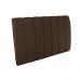 Cabeceira Painel Olivia Solteiro 90 cm Veludo Marrom - D'Rossi