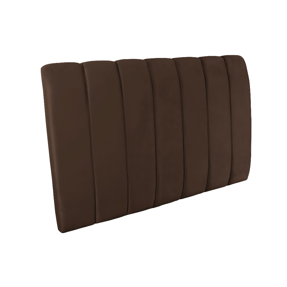 Cabeceira Painel Olivia Solteiro 90 cm Veludo Marrom - D'Rossi