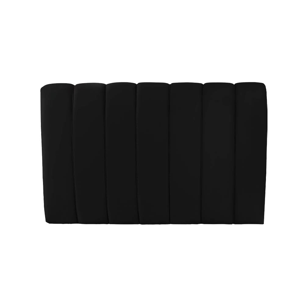 Cabeceira Painel Olivia Solteiro 90 cm Veludo Preto - D'Rossi