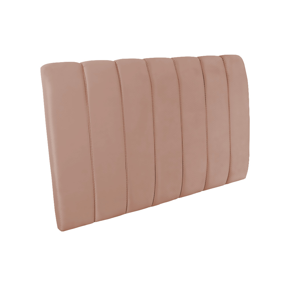 Cabeceira Painel Olivia Solteiro 90 cm Veludo Rosê - D'Rossi