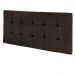 Cabeceira Painel Sleep para Cama Box Solteiro 1,00 m Suede Marrom - D'Rossi