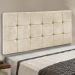 Cabeceira Painel Sleep para Cama Box Solteiro 1,00 m Veludo Bege - D'Rossi