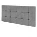Cabeceira Painel Sleep para Cama Box Solteiro 1,00 m Veludo Cinza - D'Rossi