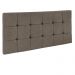 Cabeceira Painel Sleep para Cama Box Solteiro 90 cm Suede Marrom Rato - D'Rossi