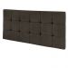 Cabeceira Painel Sleep para Cama Box Solteiro 90 cm Veludo Marrom - D'Rossi