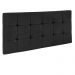 Cabeceira Painel Sleep para Cama Box Solteiro 90 cm Veludo Preto - D'Rossi