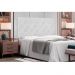 Cabeceira Painel Tânia Para Cama Box Casal 140 cm Corino Branco - D'Rossi