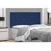 Cabeceira Painel Tânia Para Cama Box Casal 140 cm Suede Azul Marinho - D'Rossi