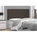 Cabeceira Painel Tânia Para Cama Box Casal 140 cm Suede Café - D'Rossi