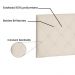 Cabeceira Painel Tânia Para Cama Box Solteiro 90 cm Suede Bege - D'Rossi