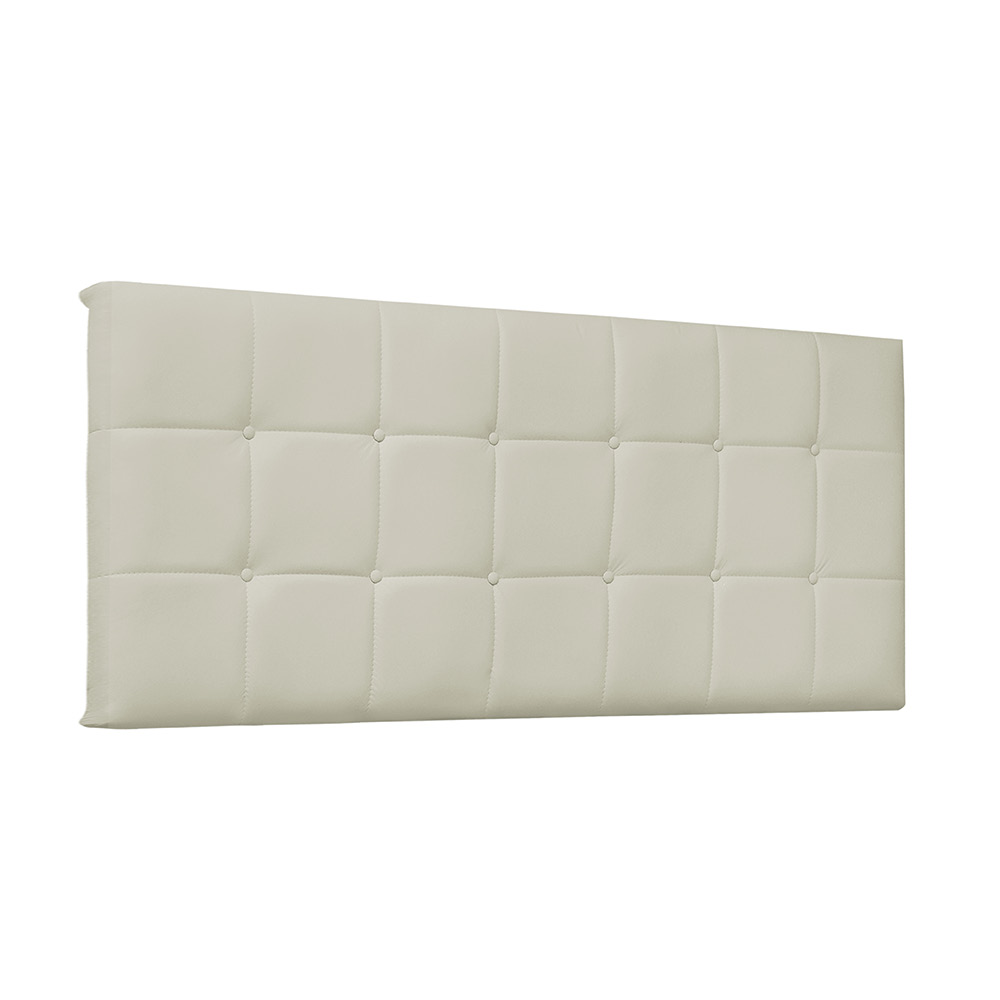 Cabeceira Painel Verona Para Cama Box Casal 140 cm Corino Bege - D'Rossi