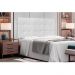 Cabeceira Painel Verona Para Cama Box Casal 140 cm Corino Branco - D'Rossi