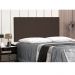 Cabeceira Painel Verona Para Cama Box Casal 140 cm Suede Café - D'Rossi