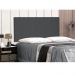 Cabeceira Painel Verona Para Cama Box Casal 140 cm Suede Cinza - D'Rossi
