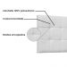 Cabeceira Painel Verona Para Cama Box King 195 cm Corino Branco - D'Rossi