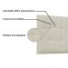 Cabeceira Painel Verona Para Cama Box Solteiro 90 cm Corino Bege - D'Rossi