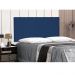 Cabeceira Painel Verona Para Cama Box Solteiro 90 cm Suede Azul Marinho - D'Rossi