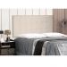 Cabeceira Painel Verona Para Cama Box Solteiro 90 cm Suede Bege - D'Rossi