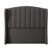 Cabeceira Para Cama Box Casal 140 cm Angel Linho Cinza I02 - D'Rossi