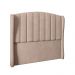 Cabeceira Para Cama Box Casal 140 cm Angel Veludo Bege I02 - D'Rossi
