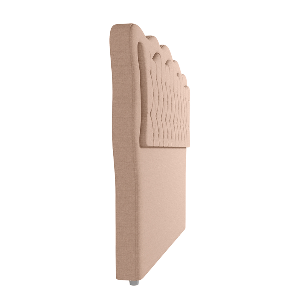 Cabeceira Para Cama Box Casal 140 cm Eliza Linho Bege I02 - D'Rossi