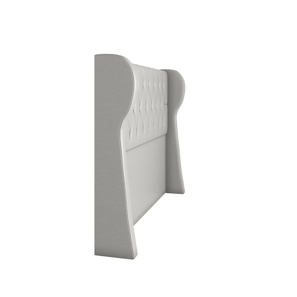 Cabeceira Para Cama Box Queen 160 cm Beatriz Corino Branco I02 - D'Rossi