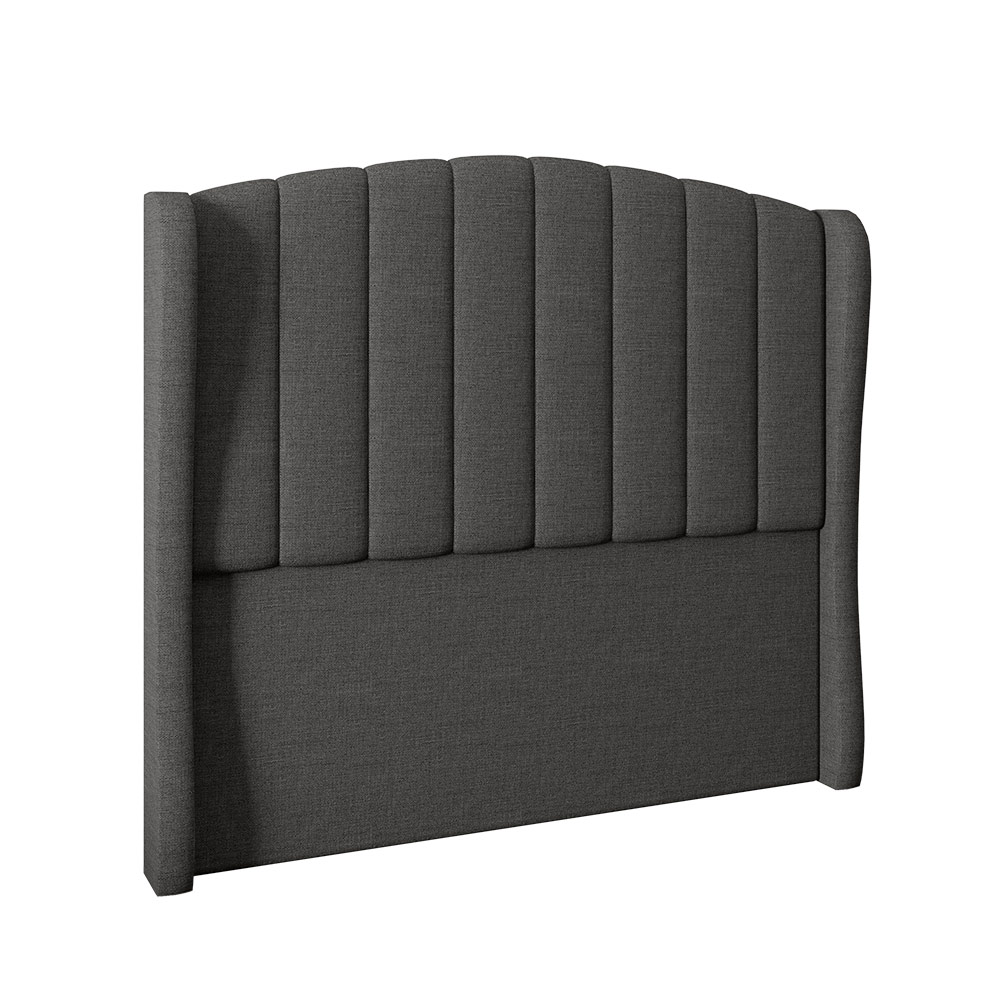 Cabeceira Para Cama Box Solteiro 90 cm Angel Linho Cinza I02 - D'Rossi