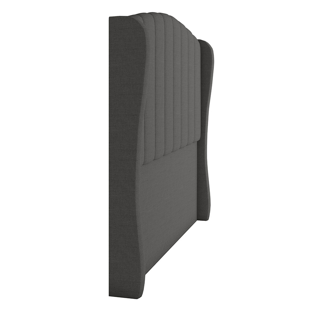 Cabeceira Para Cama Box Solteiro 90 cm Angel Linho Cinza I02 - D'Rossi