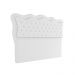 Cabeceira Para Cama Box Solteiro 90 cm Eliza Corino Branco I02 - D'Rossi