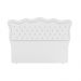 Cabeceira Para Cama Box Solteiro 90 cm Eliza Corino Branco I02 - D'Rossi