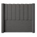 Cabeceira Para Cama Box Solteiro 90 cm Rania Linho Cinza I02 - D'Rossi