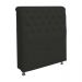 Cabeceira Paris Cama Box Solteiro 100 cm Corino Preto D'Rossi
