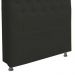 Cabeceira Paris Cama Box Solteiro 100 cm Corino Preto D'Rossi