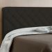 Cabeceira Paris Cama Box Solteiro 90 cm Suede Marrom D'Rossi