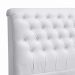 Cabeceira Paris para Cama Box Solteiro 90 Cm Corino Branco - D'Rossi