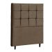Cabeceira Parma Para Cama Box Solteiro 90 cm Suede Marrom  - D'Rossi