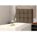 Cabeceira Parma Para Cama Box Solteiro 90 cm Suede Marrom  - D'Rossi