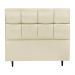 Cabeceira Roma para Cama Box Casal 140 cm Corino Bege - D'Rossi