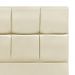 Cabeceira Roma para Cama Box Casal 140 cm Corino Bege - D'Rossi