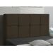 Cabeceira Roma para Cama Box Casal 140 cm Suede Marrom - D'Rossi