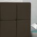 Cabeceira Roma para Cama Box Casal 140 cm Suede Marrom - D'Rossi