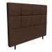 Cabeceira Roma para Cama Box Queen 160 cm Corino Marrom - D'Rossi
