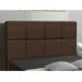 Cabeceira Roma para Cama Box Queen 160 cm Corino Marrom - D'Rossi