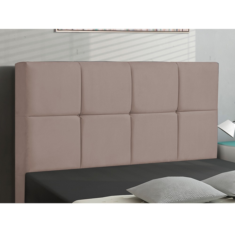 Cabeceira Roma para Cama Box Queen 160 cm Suede - D'Rossi