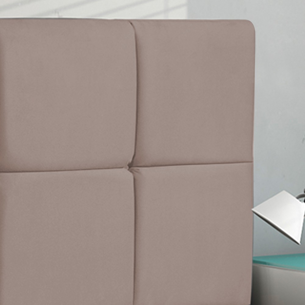 Cabeceira Roma para Cama Box Queen 160 cm Suede - D'Rossi