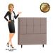 Cabeceira Roma para Cama Box Queen 160 cm Suede - D'Rossi