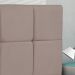 Cabeceira Roma para Cama Box Queen 160 cm Suede Bege - D'Rossi