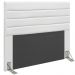Cabeceira Rubi Para Cama Box Casal 140 cm Corino Branco - D'Rossi