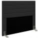 Cabeceira Rubi Para Cama Box Casal 140 cm Corino Preto - D'Rossi