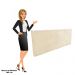 Cabeceira Solteiro Cama Box 90cm Painel Clean Suede M11 - D'Rossi